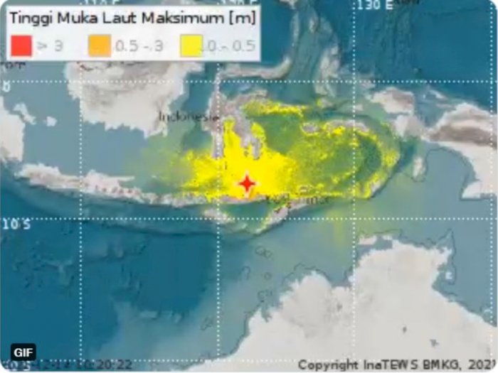 Wajib Dibaca! BMKG Sampaikan Peringatan Tsunami di Sulawesi, NTT, NTB, Maluku