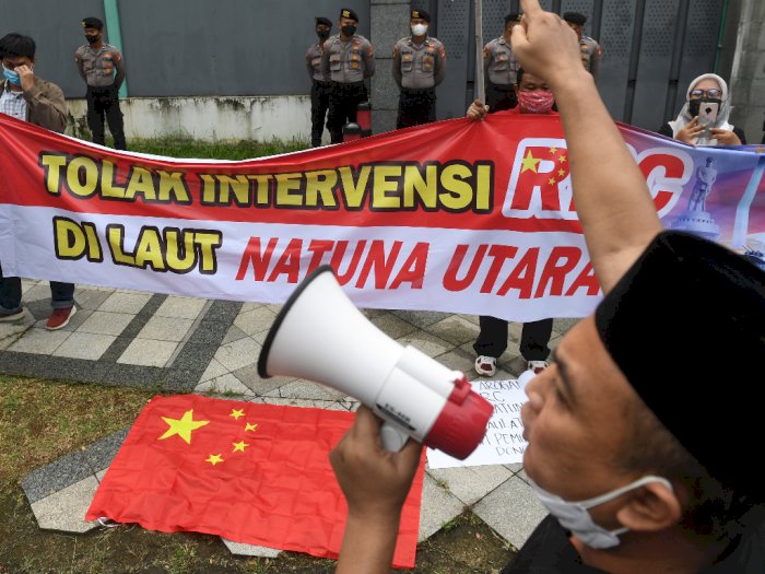 Aksi Tolak Intervensi China di Natuna, Berikut Foto-fotonya