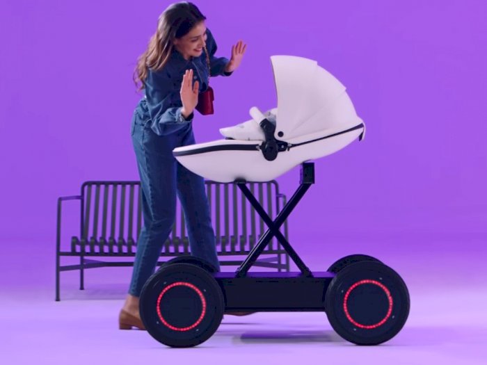 MobED Hyundai, Robot Roda Empat yang Bisa Membawa Kereta Dorong Bayi dengan Sempurna