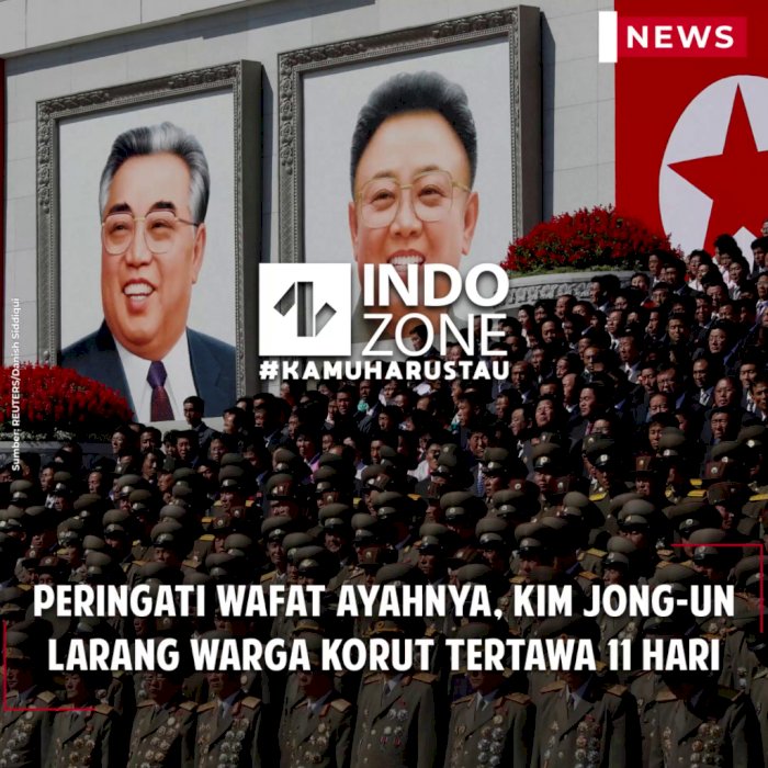 Peringati Wafat Ayahnya, Kim Jong-un Larang Warga Korut Tertawa 11 Hari 