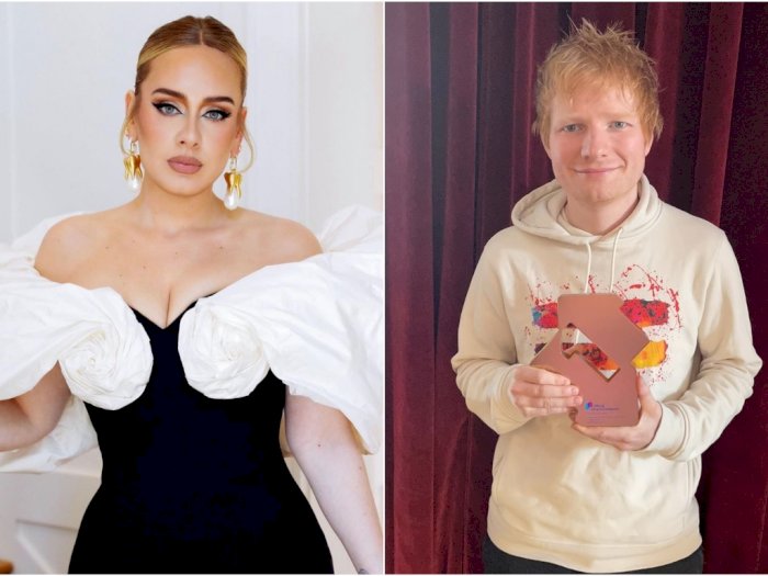 Adele dan Ed Sheeran Dapat 4 Nominasi di BRIT Awards