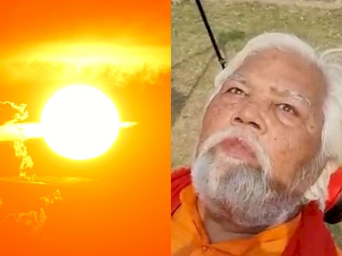 Pria di India Ini Tatap Matahari Selama Satu Jam Tanpa  Kedip, Pecahkan Rekor
