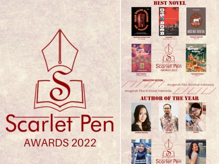 Persaingan Scarlet Pen Awards 2022, Para Nominasi Bersaing Ketat di 11 Kategori