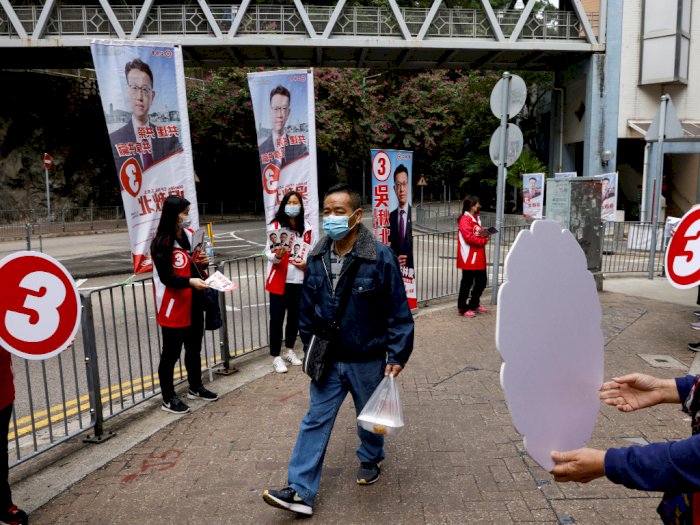 Kandidat di Pemilu Legislatif Hong Kong Diisi oleh Pendukung Partai Komunis China