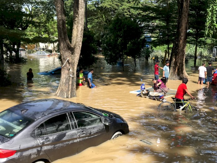 Bertambah, Korban Tewas Akibat Banjir Malaysia Jadi 8 Orang, 64.000 Warga Harus Mengungsi