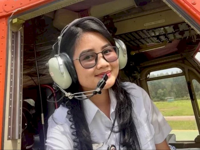 Sosok Pilot Perempuan Velyn Angelica, Usianya Masih 22 Tahun, Sukses Berkat Sang Ibu