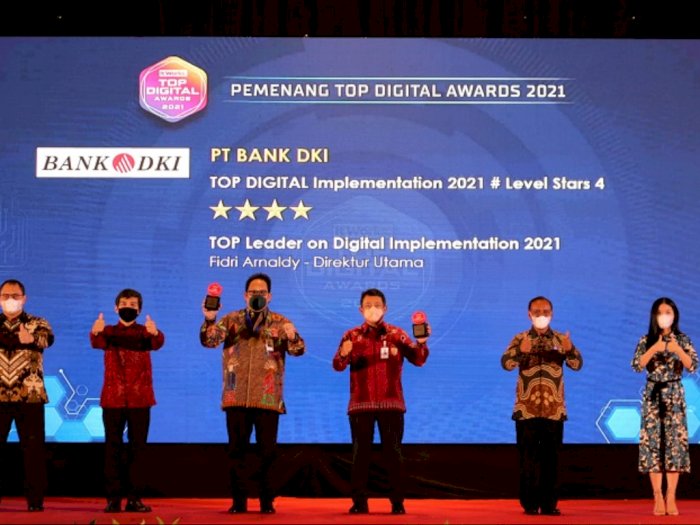 Pemprov DKI Raih Penghargaan Top Digital Awards 2021 