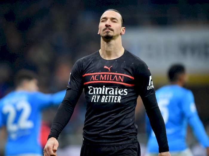 Cedera Lutut, Ibrahimovic akan Absen di Laga AC Milan vs Empoli