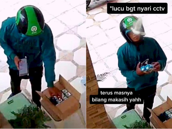 Momen Kurir Paket Cari CCTV untuk Bilang Terimakasih Usai Ambil Minuman Gratis