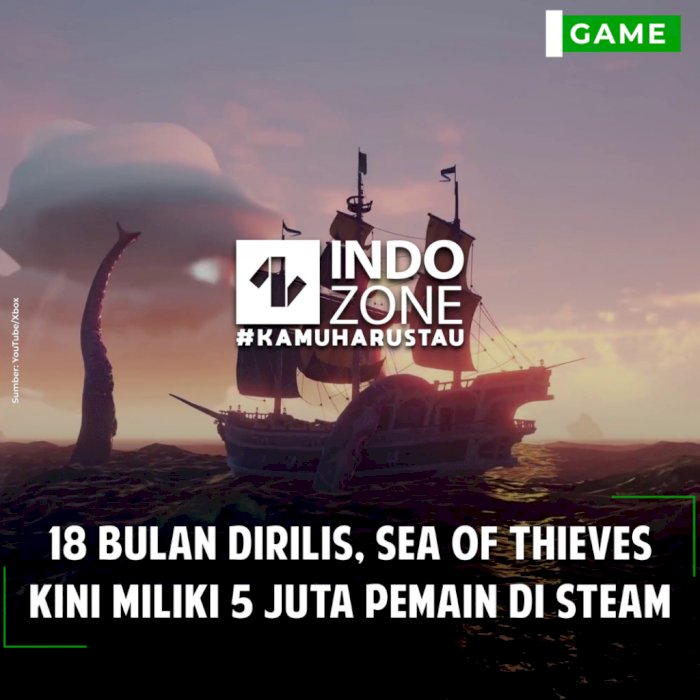 18 Bulan Dirilis, Sea of Thieves Kini Miliki 5 Juta Pemain di Steam