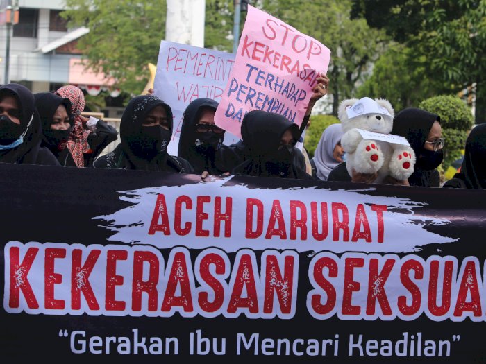 Unjuk Rasa Gerakan Ibu Mencari Keadilan di Aceh, Berikut Foto-fotonya