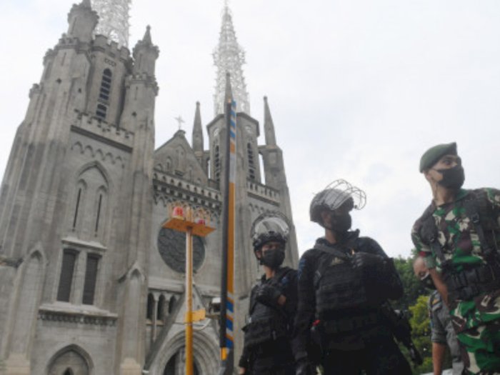 1.670 Gereja Fokus Diamankan Polda Metro Jaya saat Perayaan Natal