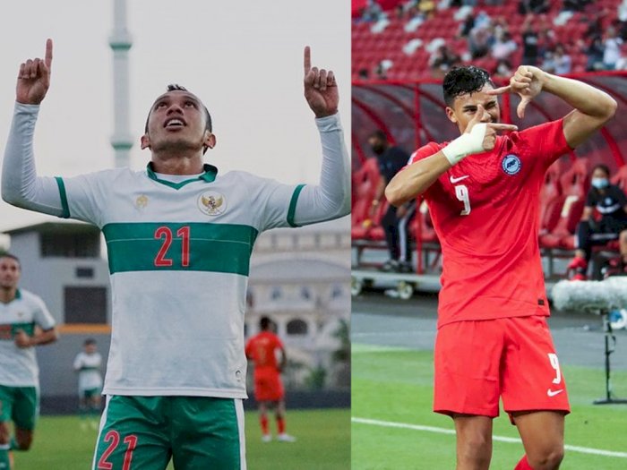 Indonesia vs Singapura Leg 2: Irfan Jaya dan Ikhsan Fandi Berburu Top Skor Piala AFF 2020