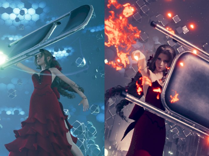 Mod Final Fantasy VII Remake Ini Gantikan Senjata Aerith Menjadi Kursi Lipat!