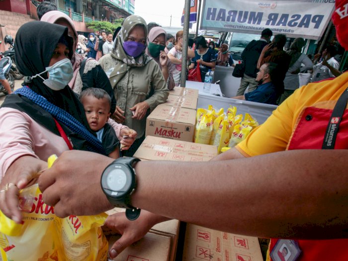 Operasi Pasar Murah di Bogor, Berikut Foto-fotonya