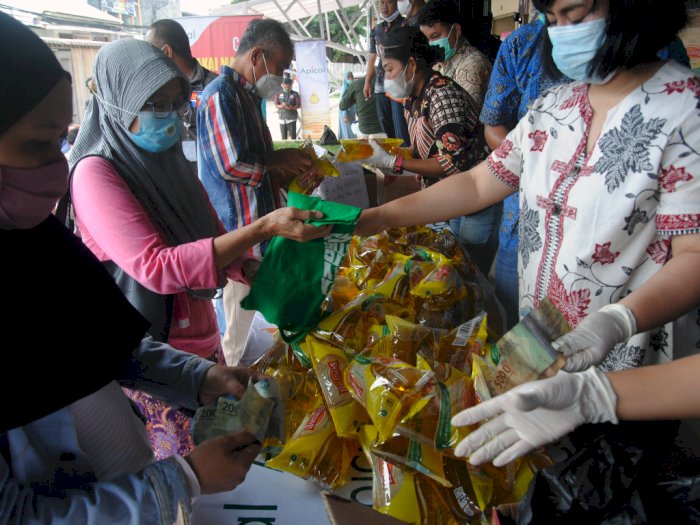 Operasi Pasar Murah Minyak Goreng di Bogor, Berikut Foto-fotonya