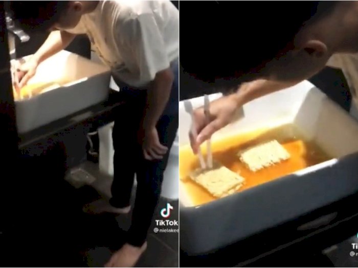 Aksi Jorok Sekelompok Remaja Masak Mi Instan di Wastafel Hotel, Dikecam Netizen