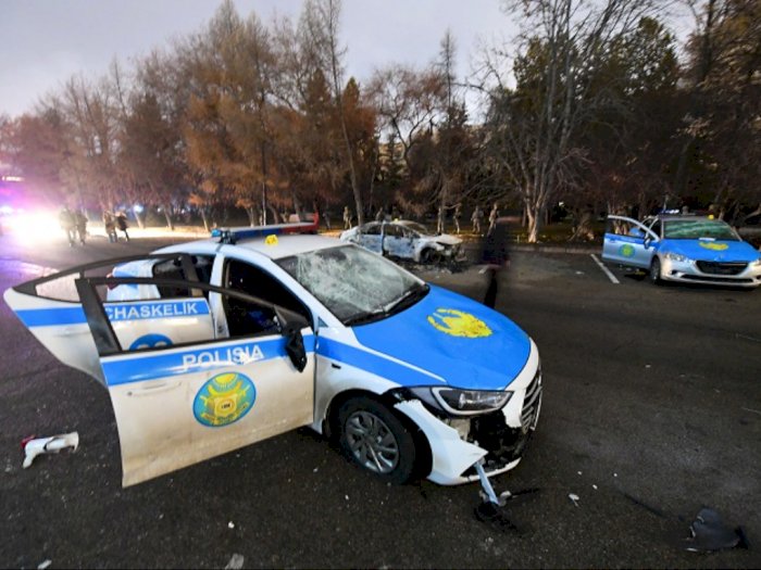 Media Rusia Klaim 12 Aparat Hukum Tewas akibat Kerusuhan di Kazakhstan 