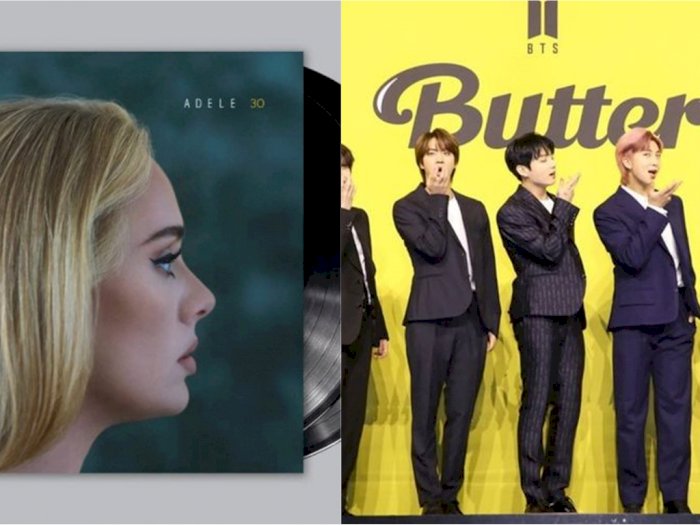 Berjaya di Negeri Orang, '30' Adele & 'Butter' BTS Jadi Album & Single Terlaris di AS