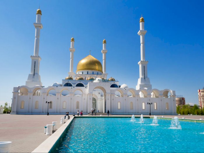 Masjid Nur Astana Kazakhstan, Tinggi Menaranya Lambangkan Usia Wafat Nabi Muhammad SAW
