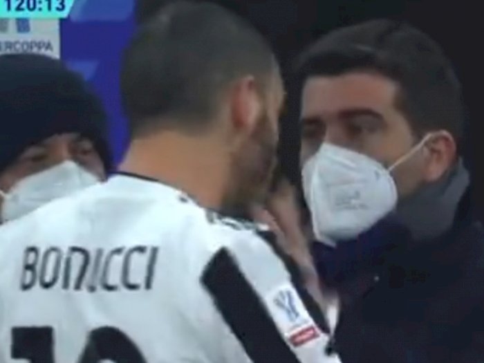 Viral Video Bonucci Ribut dengan Staf Inter Usai Kalah di Final Piala Super Italia 