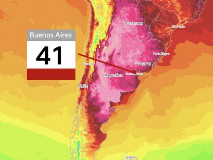 Alasan Mengapa Argentina Jadi Negara Terpanas di Dunia yang Capai Suhu 40 Derajat Celcius