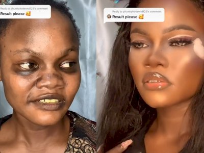 Pangling, Trik Makeup Wanita Ini Bikin Wajah Terlihat Seperti Berbie