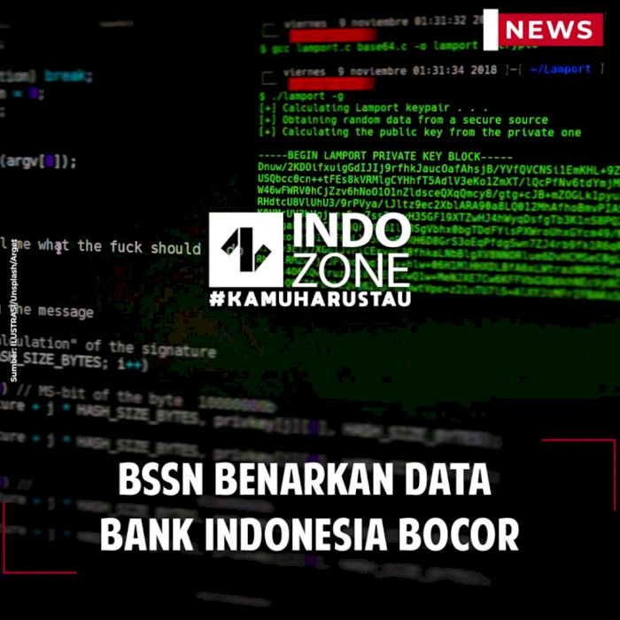 BSSN Benarkan Data Bank Indonesia Bocor