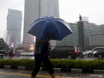 Jakarta Diperkirakan Diguyur Hujan Ringan Sepanjang Hari Ini
