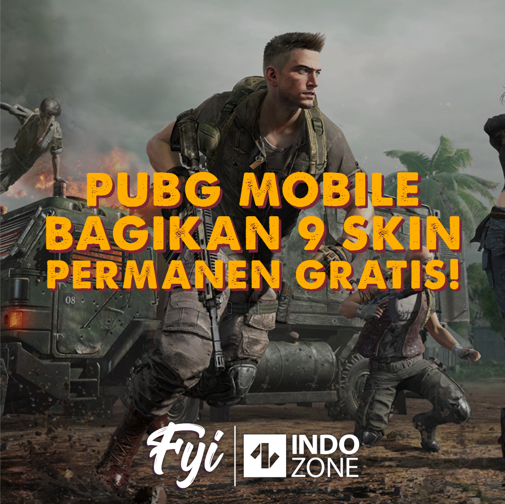 PUBG Mobile Bagikan 9 Skin Permanen Gratis!