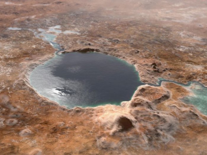 Ternyata Bukan Air, Ini Isi 'Danau Tersembunyi' di Mars yang Masih Menjadi Misteri