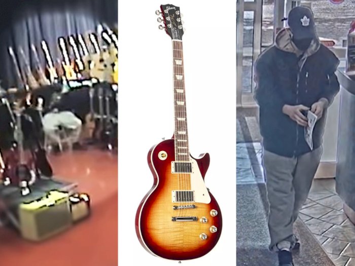 Seorang Pria Curi Gitar Gibson Les Paul Seharga Rp115 Juta, Memasukkannya ke dalam Celana
