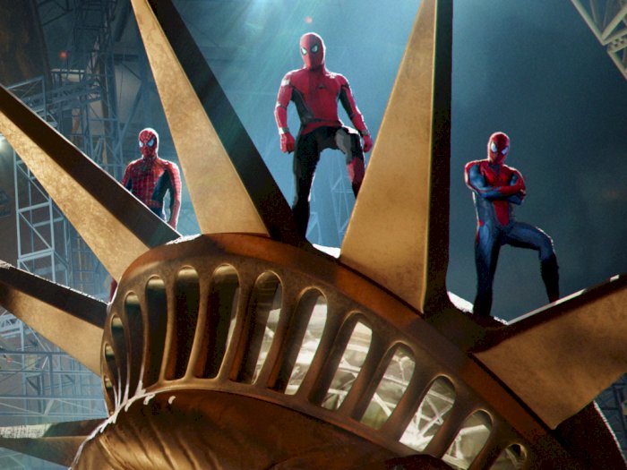 Potret Seni Digital Menakjubkan: 3 Spider-Man Melawan Green Goblin di 'No Way Home'