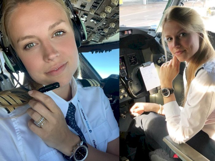 Sosok Kim De Klop, Pilot Cantik Pendobrak Standar Industri Penerbangan
