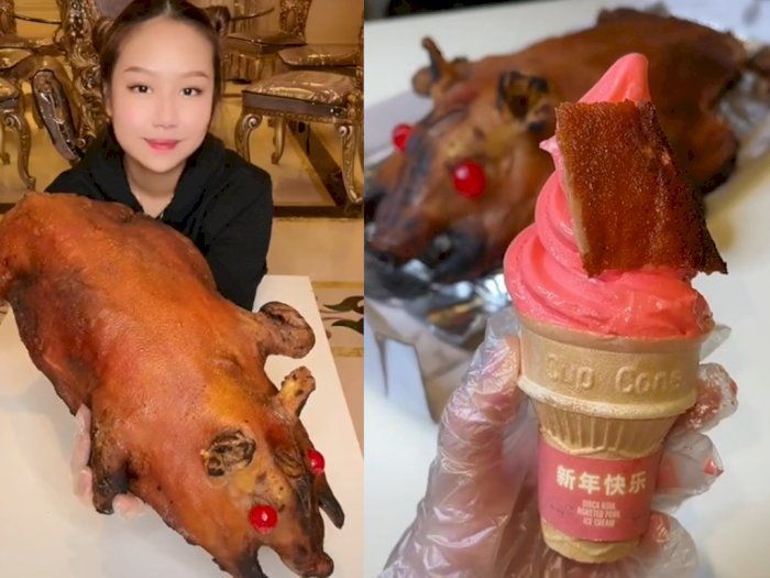 Bukan Main, Sisca Kohl Bikin Es Krim dari Babi Panggang, Netizen: Beneran Gak Bisa Coba