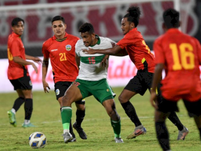 8 Pemain Positif Covid-19, Timnas Indonesia Taklukkan Timor Leste 3 Gol tanpa Balas