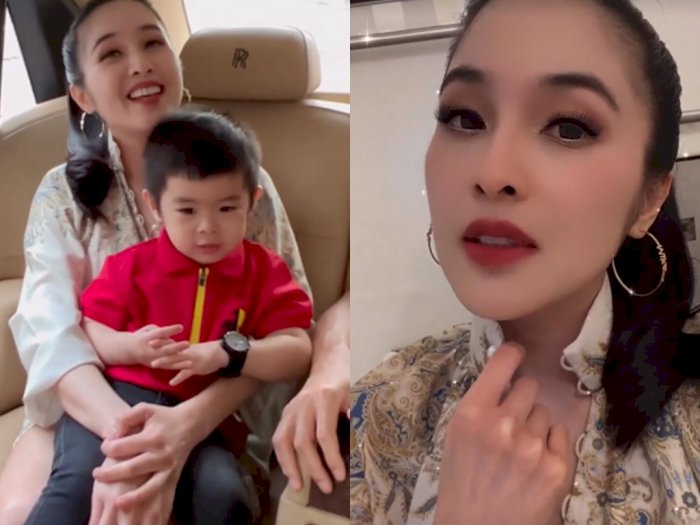 Sederhana Namun Cantik, Potret Sandra Dewi Rayakan Imlek Bersama Suami dan Anak-anaknya