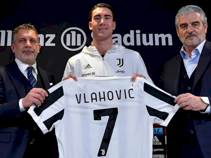 Warisi Jersey Nomor 7 Ronaldo di Juventus, ini Kata Dusan Vlahovic