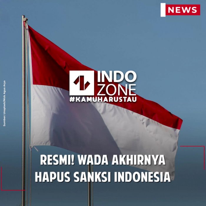 Resmi! WADA Akhirnya Hapus Sanksi Indonesia