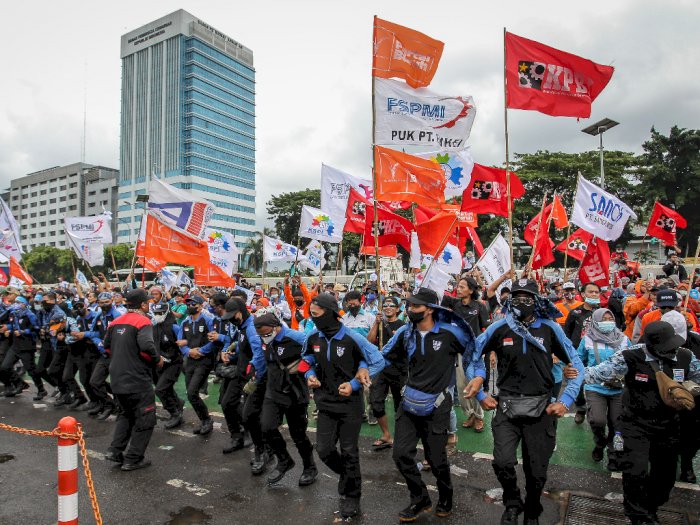 Partai Buruh dan FSPMI Gelar Aksi Demo di DPR, Ini Tuntutannya
