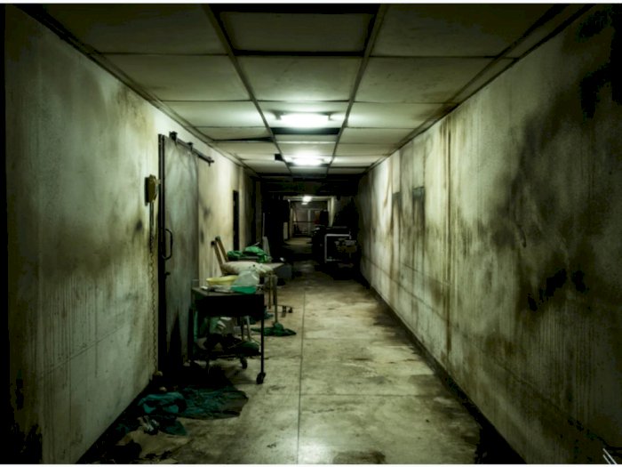  Penampakan Sosok Mengerikan Terekam Saat Pria Ini Uji Nyali di Rumah Sakit