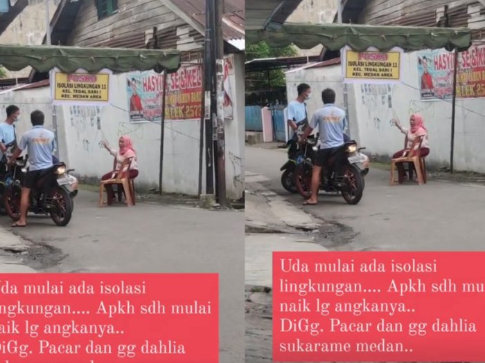 Viral, Video Detik-detik Penyekatan Jalan di Kelurahan Tegal Sari I Medan