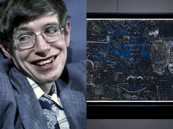 Diperlihatkan ke Publik, Misteri Coretan Stephen Hawking di Papan Tulis Akan Terpecahkan