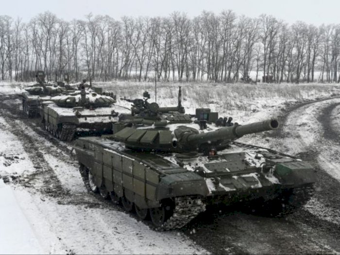 Rusia Tarik Pasukan dari Perbatasan Ukraina, AS: Itu Tak Benar
