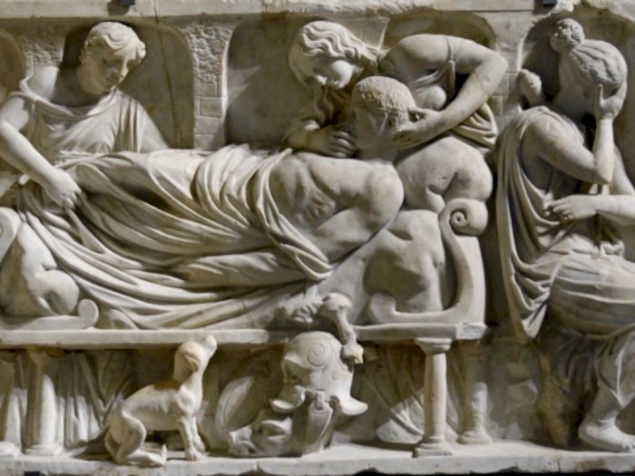 Prosesi Unik Pemakaman Romawi Kuno, Pelayat Harus Menggaruk Wajahnya sebagai Tanda Duka!