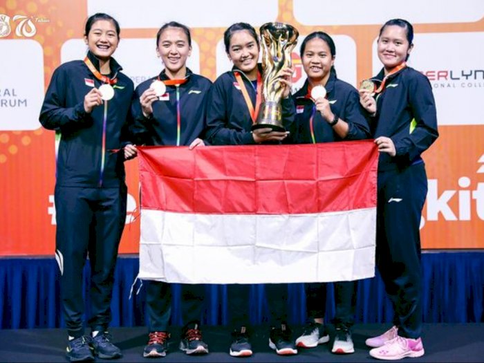 Tim Bulutangkis Putri Indonesia Juara BATC 2022, Presiden Jokowi Ucapkan Selamat