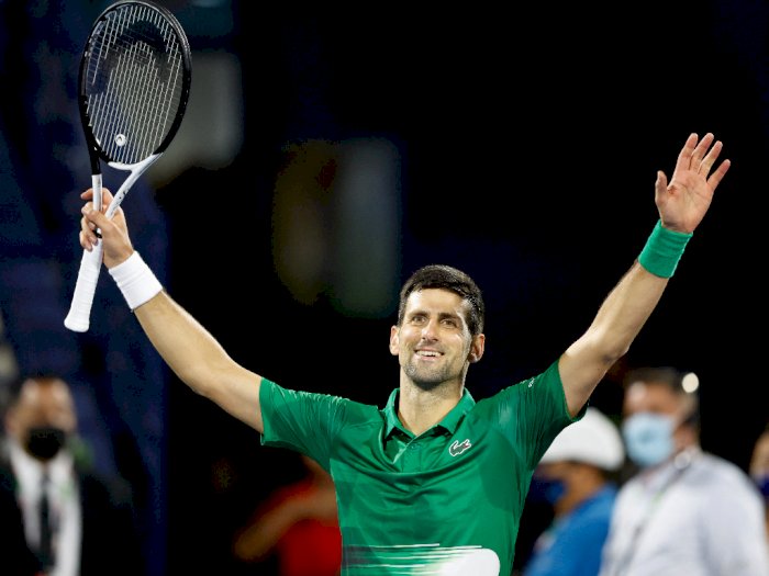 Kembali Beraksi, Novak Djokovic Tundukkan Petenis Muda di Dubai