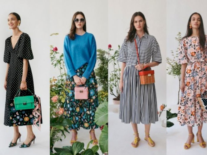 Motif Bunga Bermekaran, Rumah Mode Kate Spade New York Hadirkan Koleksi Musim Semi