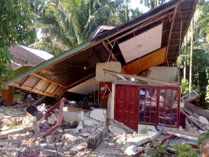 15 Gempa Susulan Guncang Kawasan Pasaman Barat