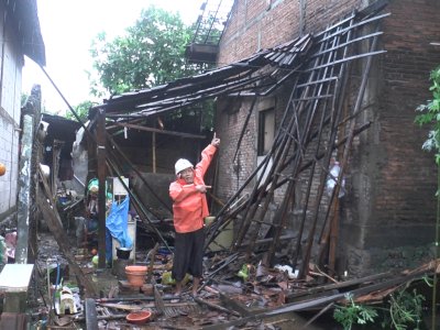 201 Rumah di Jepara Hancur Diterjang Angin Puting Beliung
